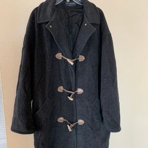 Grey Tiger Tooth Trenchcoat